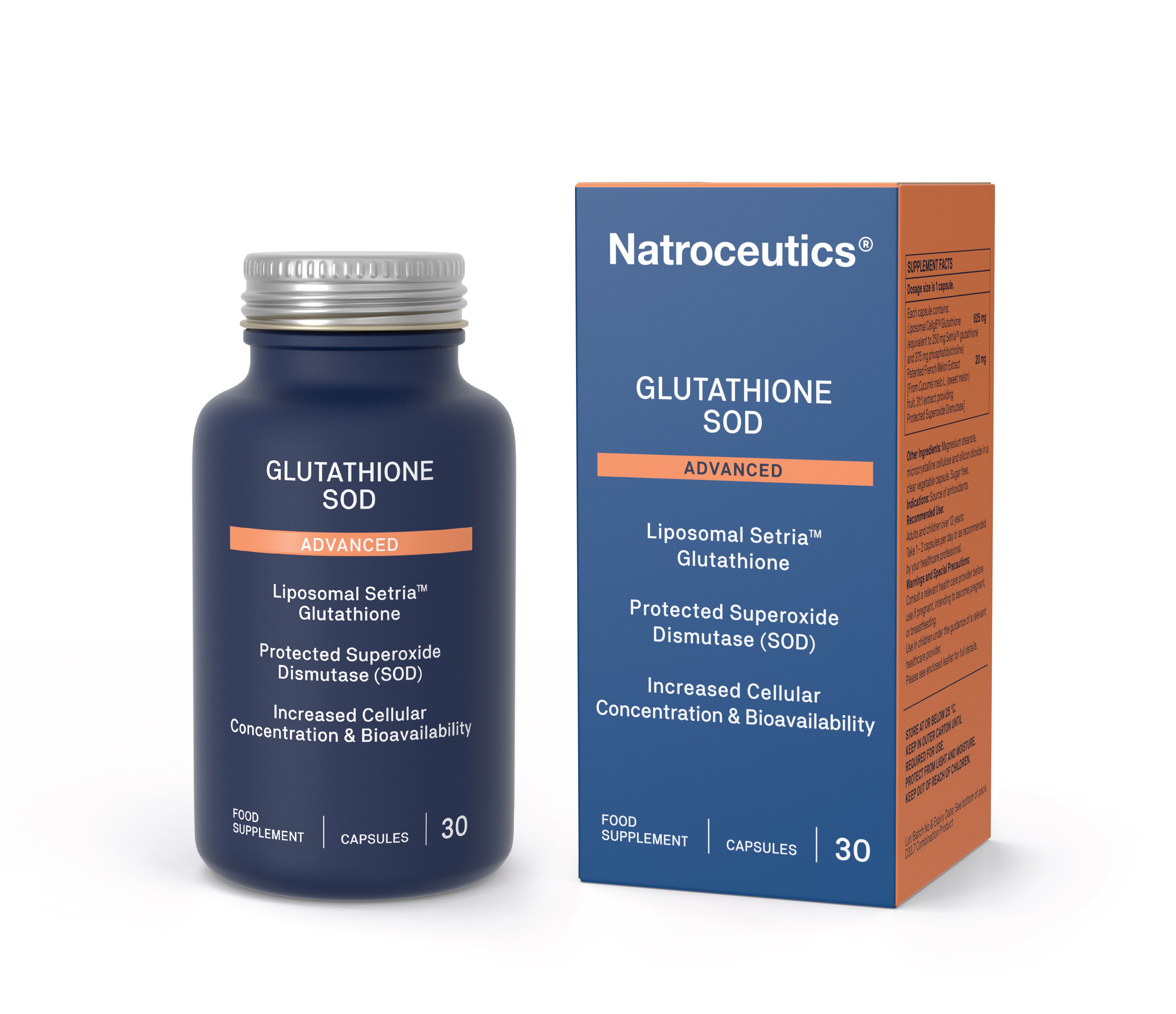 Natroceutics Glutathione SOD Advanced 30 Capsules 